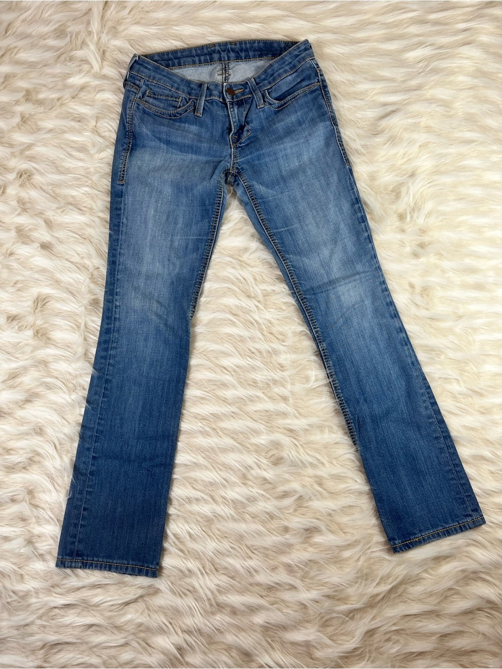 William Rast Jeans Women's 28x29 Low Rise Slim Fit Medium Wash